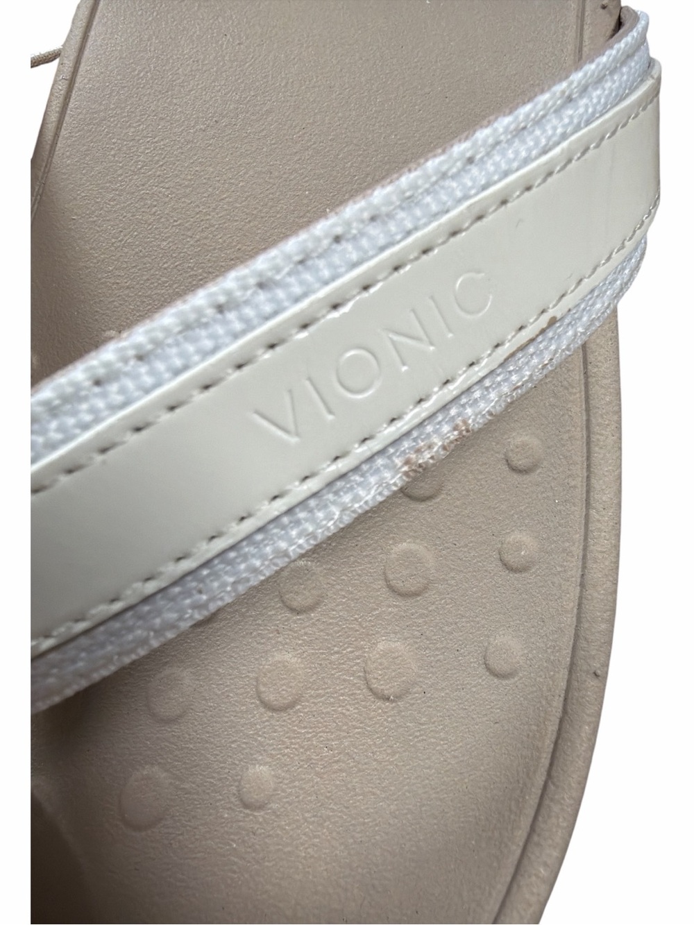 Vionic-Pacific/Sunrise High Tide in Cream Women’s Size 8 Wide Sandal Summer - Picture 8 of 8
